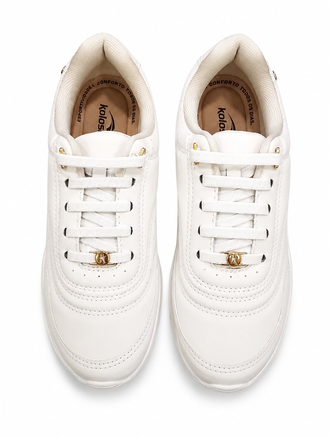 Kolosh Tenis Branco Alta Qualidade Anatomico Flexivel Branco 4