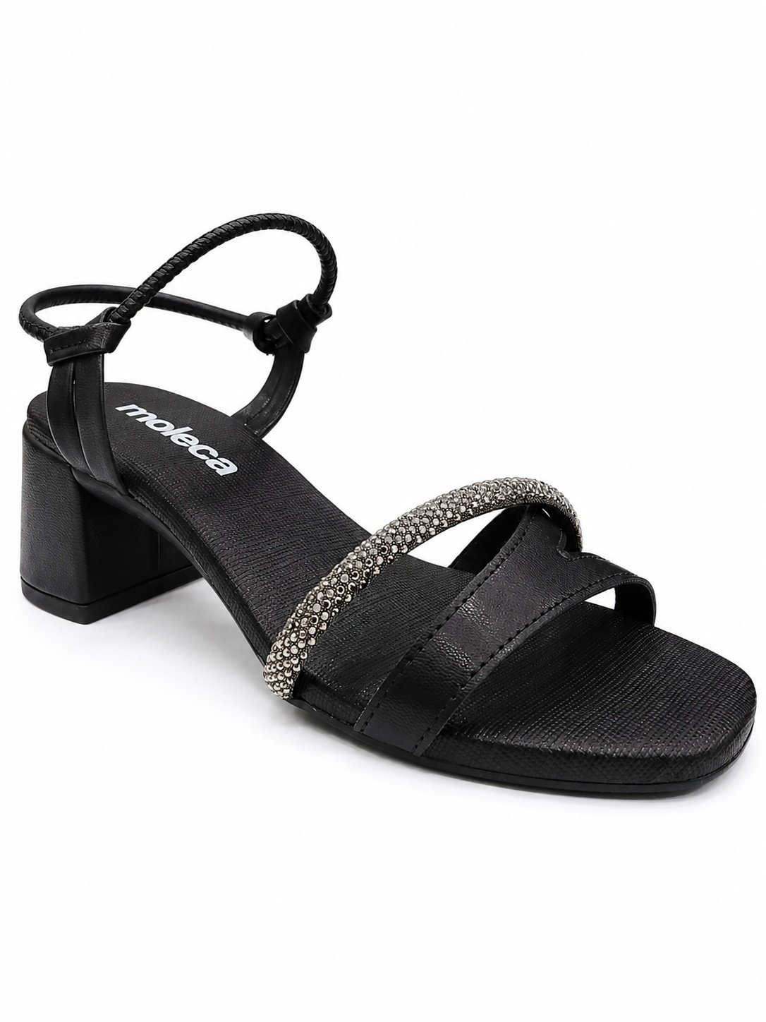 Sandalia Moleca Preto Black Diamond Design Adaptavel