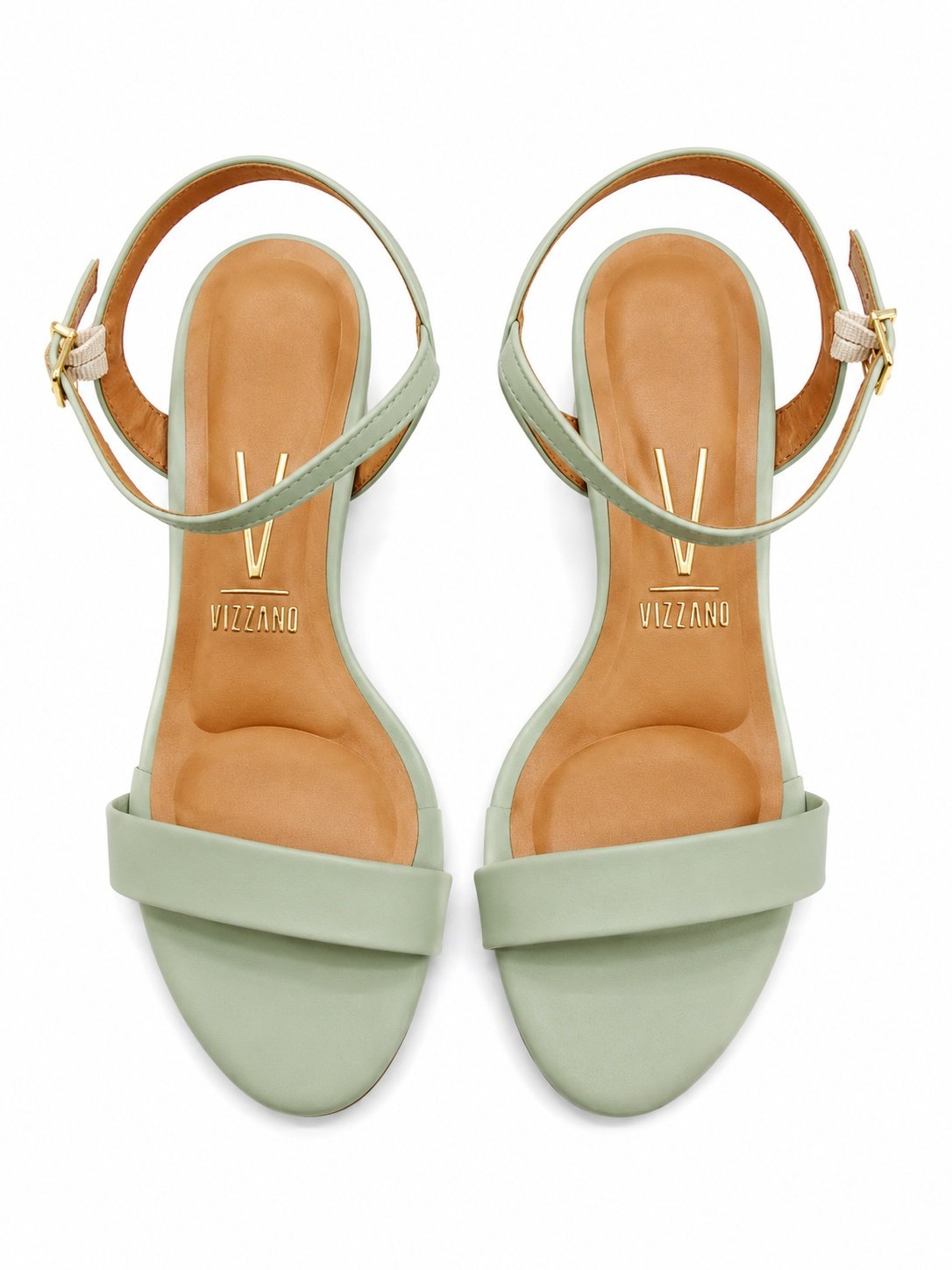 Sandalia Vizzano Salto Bloco Verde Luna Feminino Casual Verde 5