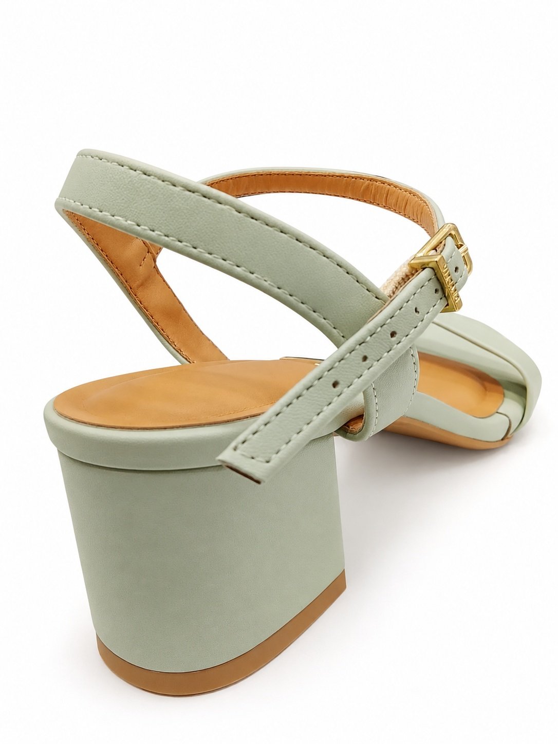 Sandalia Vizzano Salto Bloco Verde Luna Feminino Casual Verde 6