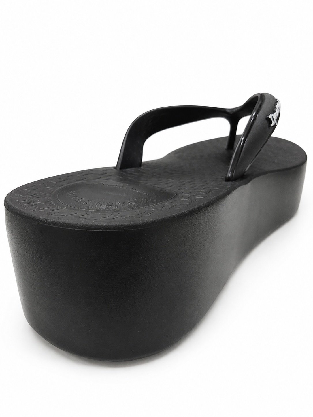Chinelo Ipanema Plataforma Preto Estilo Elevado Casual Preto 6