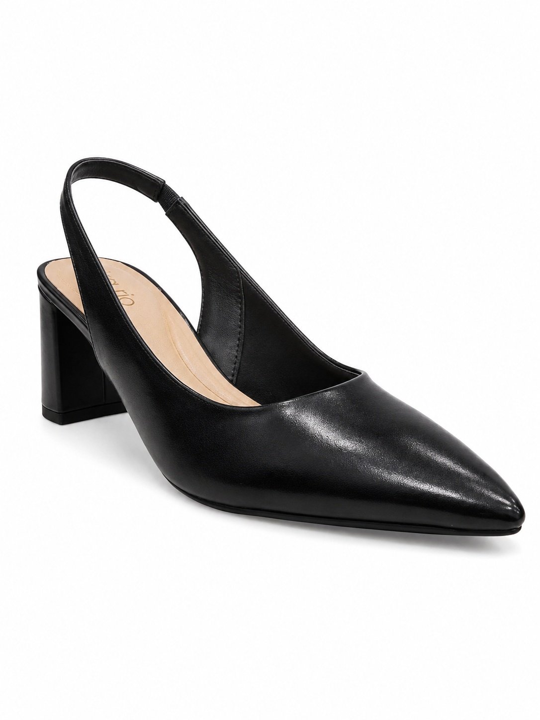 Scarpin Beira Rio Bico Fino Preto Feminino Estilo Casual