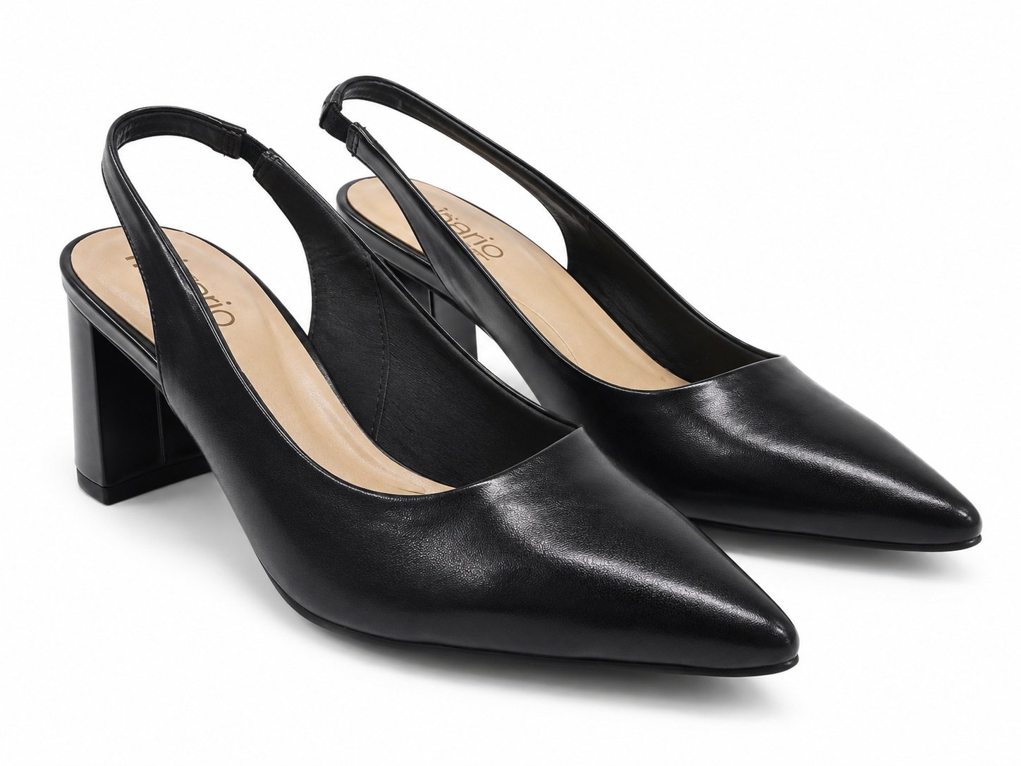 Scarpin Beira Rio Bico Fino Preto Feminino Estilo Casual Preto 4