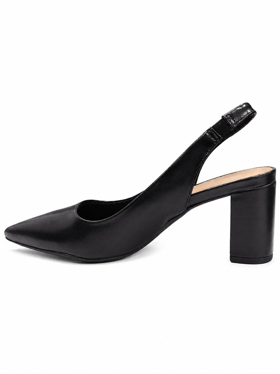 Scarpin Beira Rio Bico Fino Preto Feminino Estilo Casual Preto 6