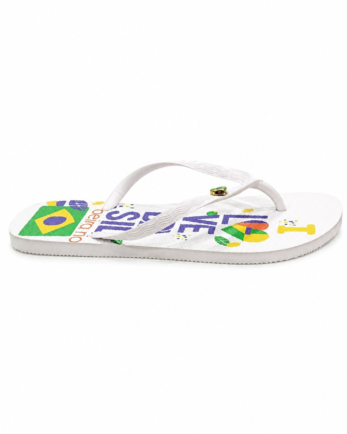 Chinelo Beira Rio Branco Estilo Casual Feminino Branco 4