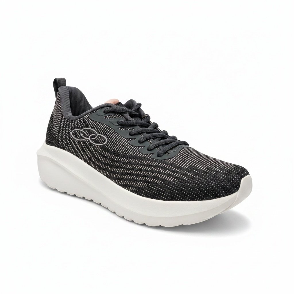 Olympikus Feminino Chumbo Organza Esportivo Leveza