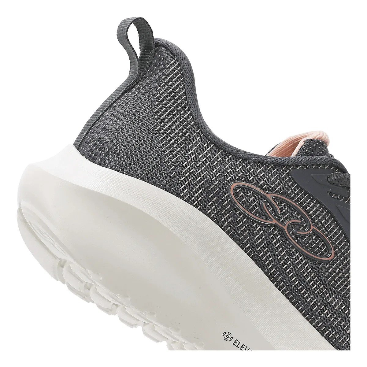 Olympikus Feminino Chumbo Organza Esportivo Leveza Cinza 3