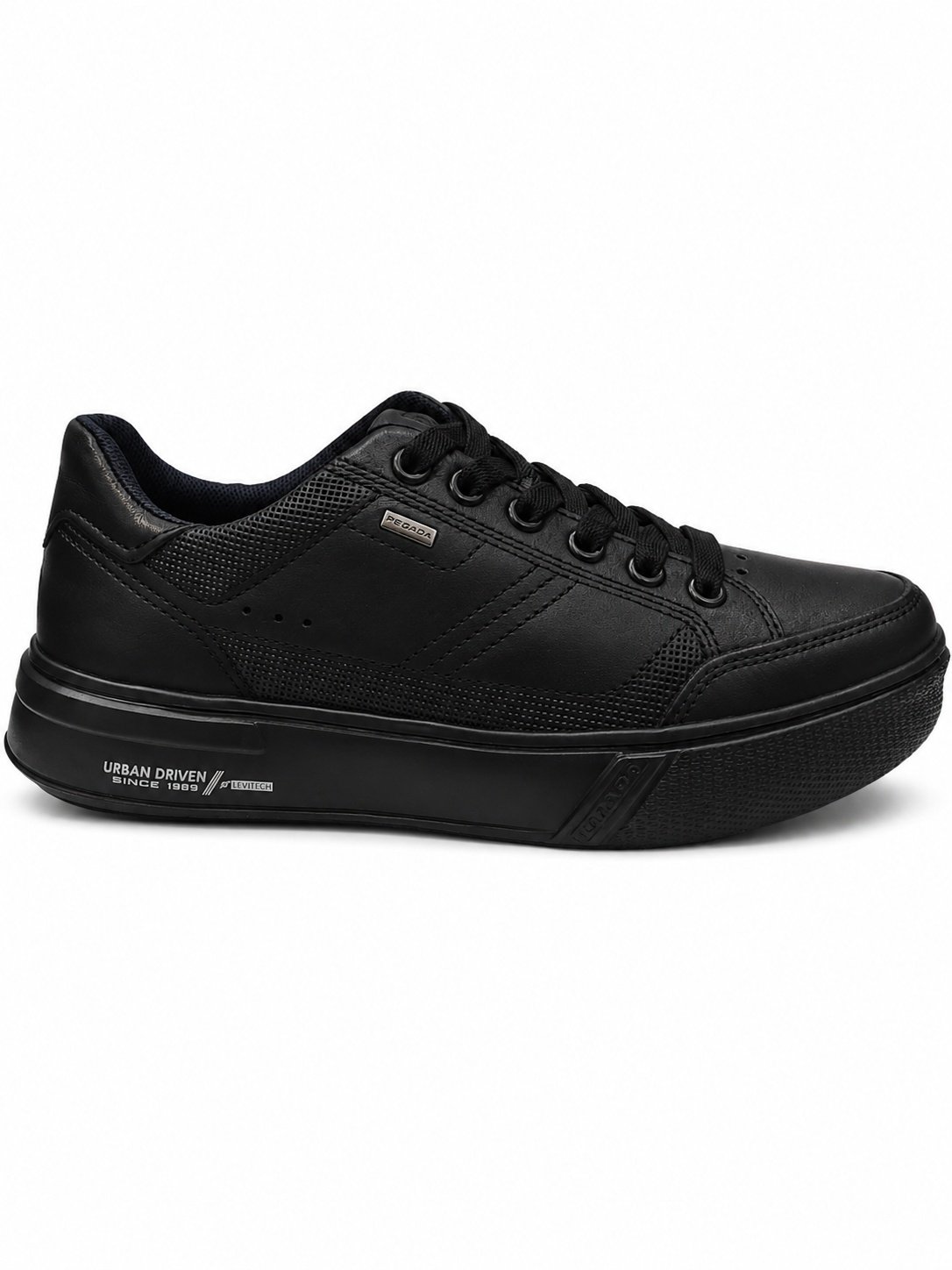 Tenis Pegada Preto Versatilidade Urbana Masculino Anatomico Preto 4