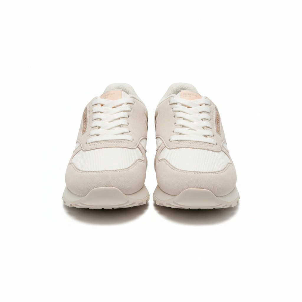 Tenis Olympikus Jogging Arenito Feminino Macio Casual Bege 2
