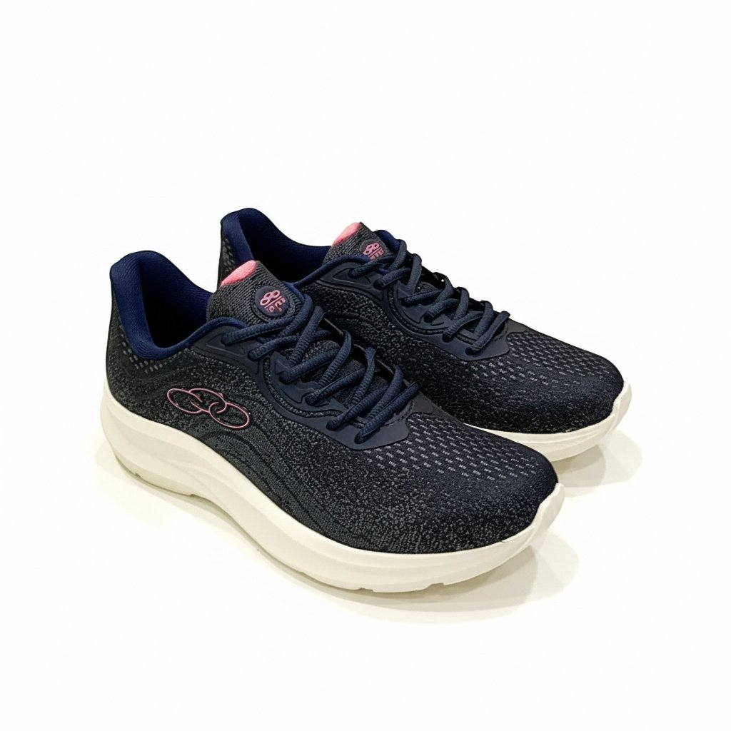 Tenis Olympikus Venus 3 Marinho Rosa Esportivo Leveza Azul/Rosa 3