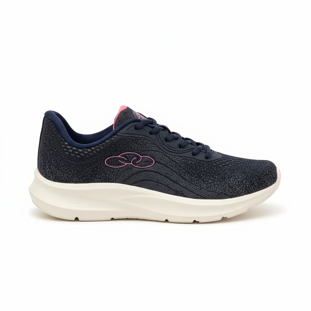 Tenis Olympikus Venus 3 Marinho Rosa Esportivo Leveza Azul/Rosa 5