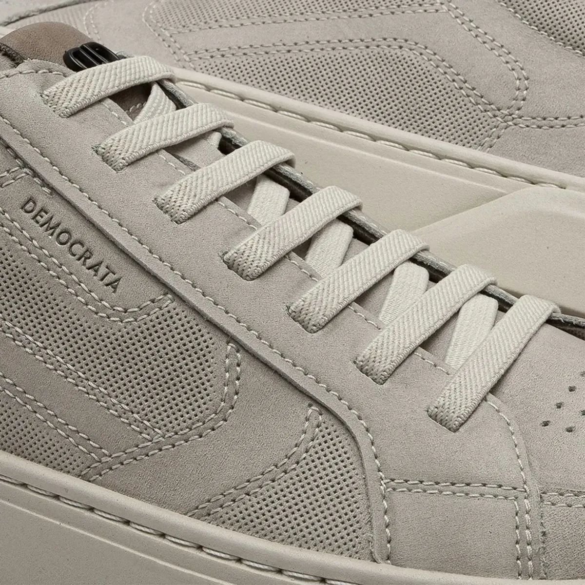 Democrata Tenis Masculino Camurca Cinza Cloudy Leveza Urbana Cinza 5