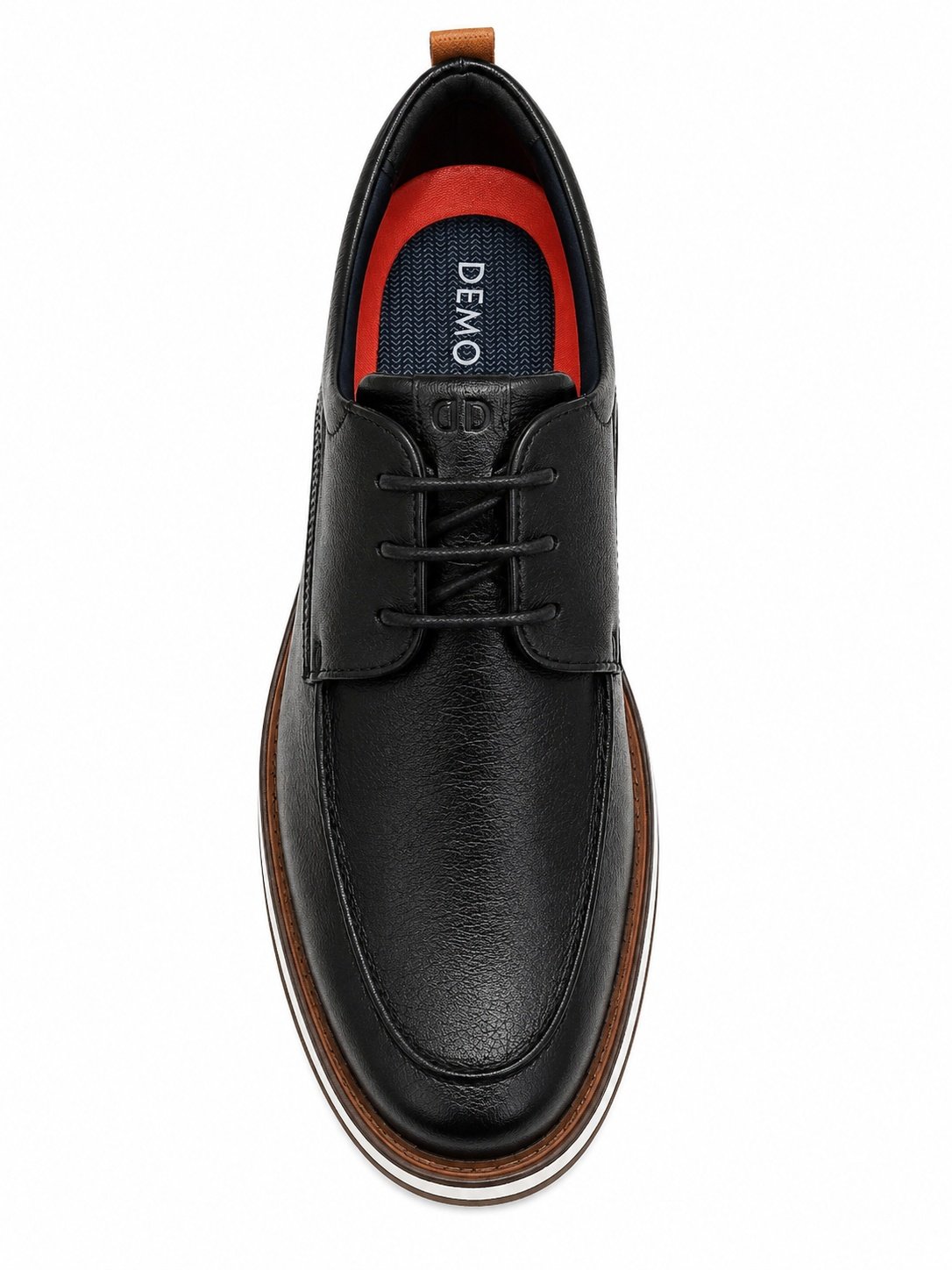 Sapato Democrata Metropolitan Type Masculino Preto Couro Preto 5