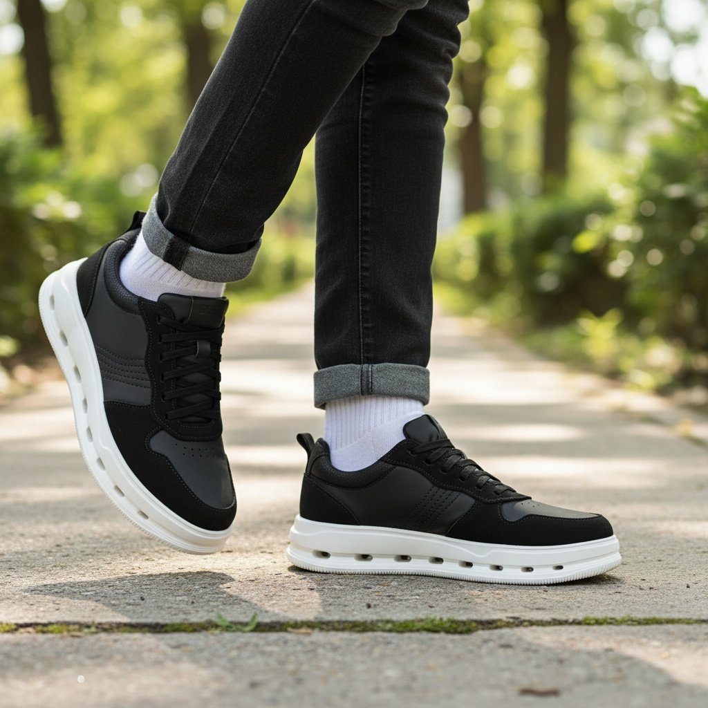 Tenis Democrata Ultra Light Masculino Preto Preto 2