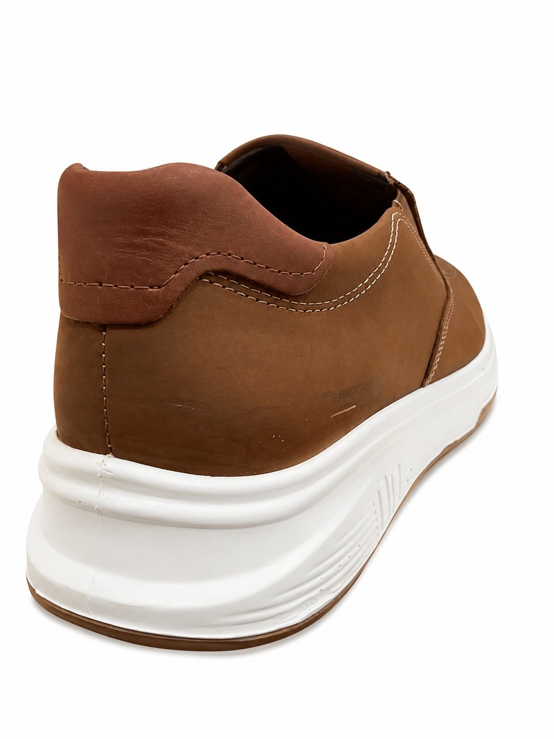Sapatenis Masculino Pegada Trace Couro Conhaque Casual Marrom 6