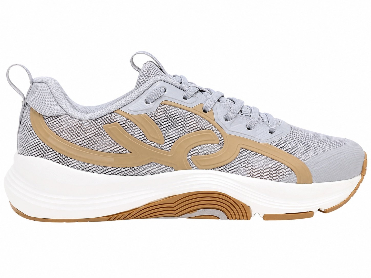Tenis Masculino Olympikus Treino Lunar Bege Leve Casual Cinza/Bege 4