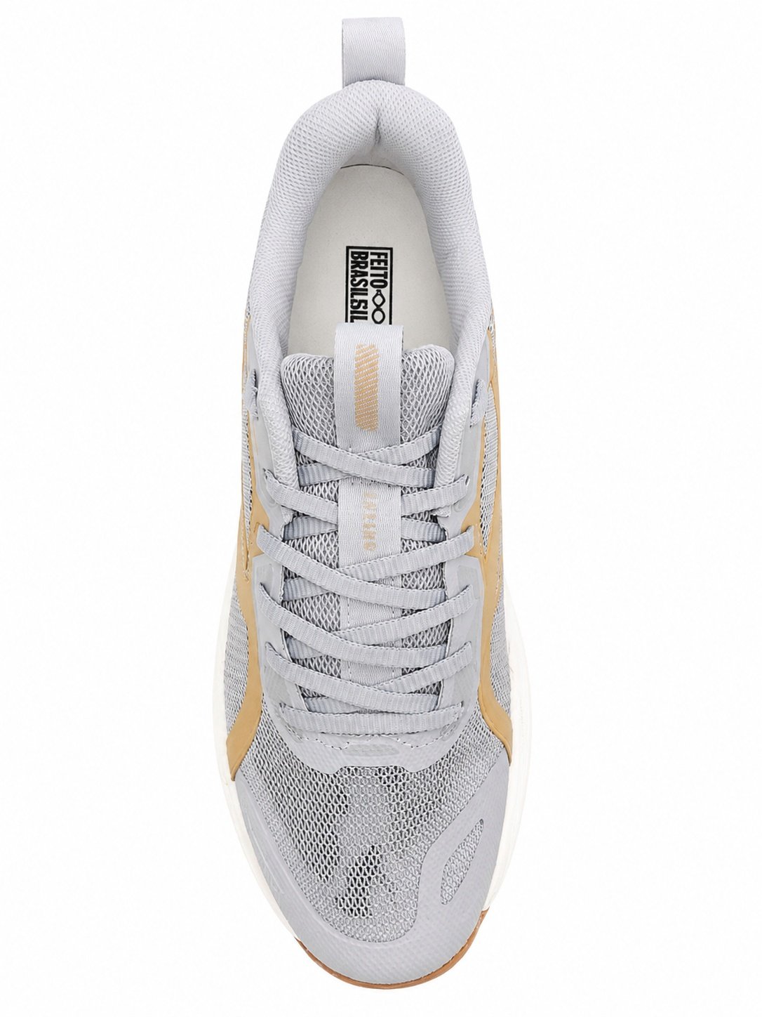 Tenis Masculino Olympikus Treino Lunar Bege Leve Casual Cinza/Bege 5