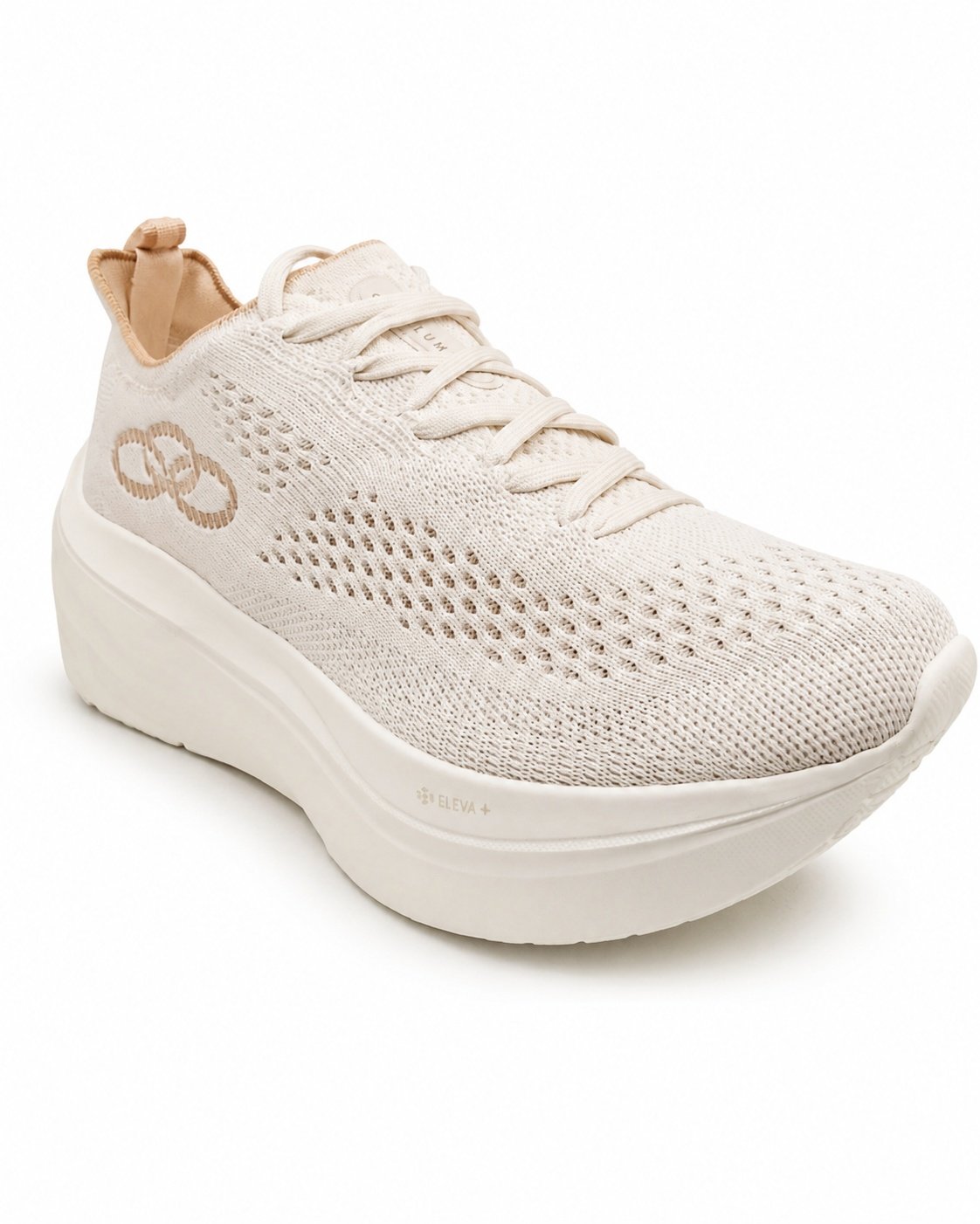 Tenis Olympikus Lumina Feminino Bege Confortavel Leve