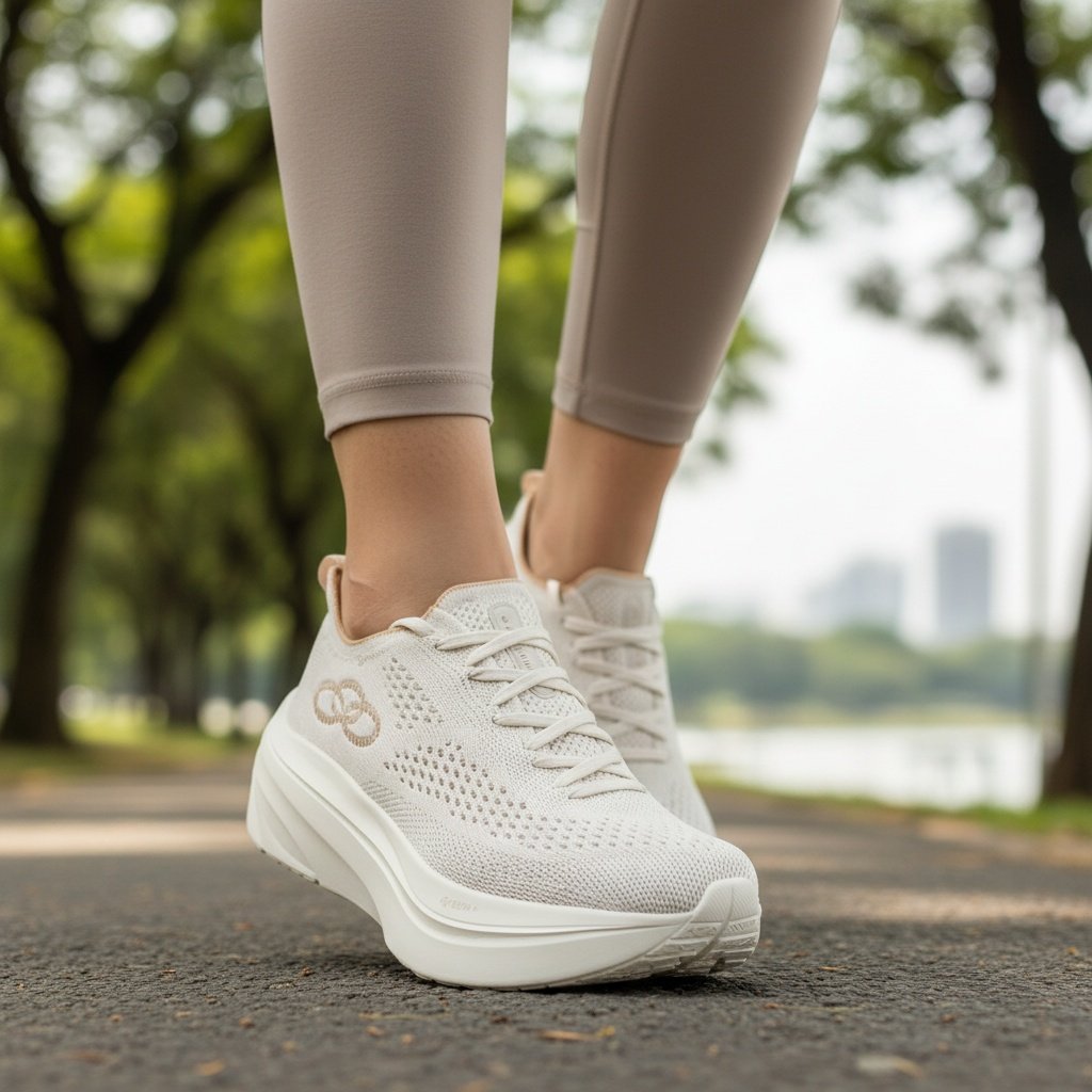 Tenis Olympikus Lumina Feminino Bege Confortavel Leve Bege 2