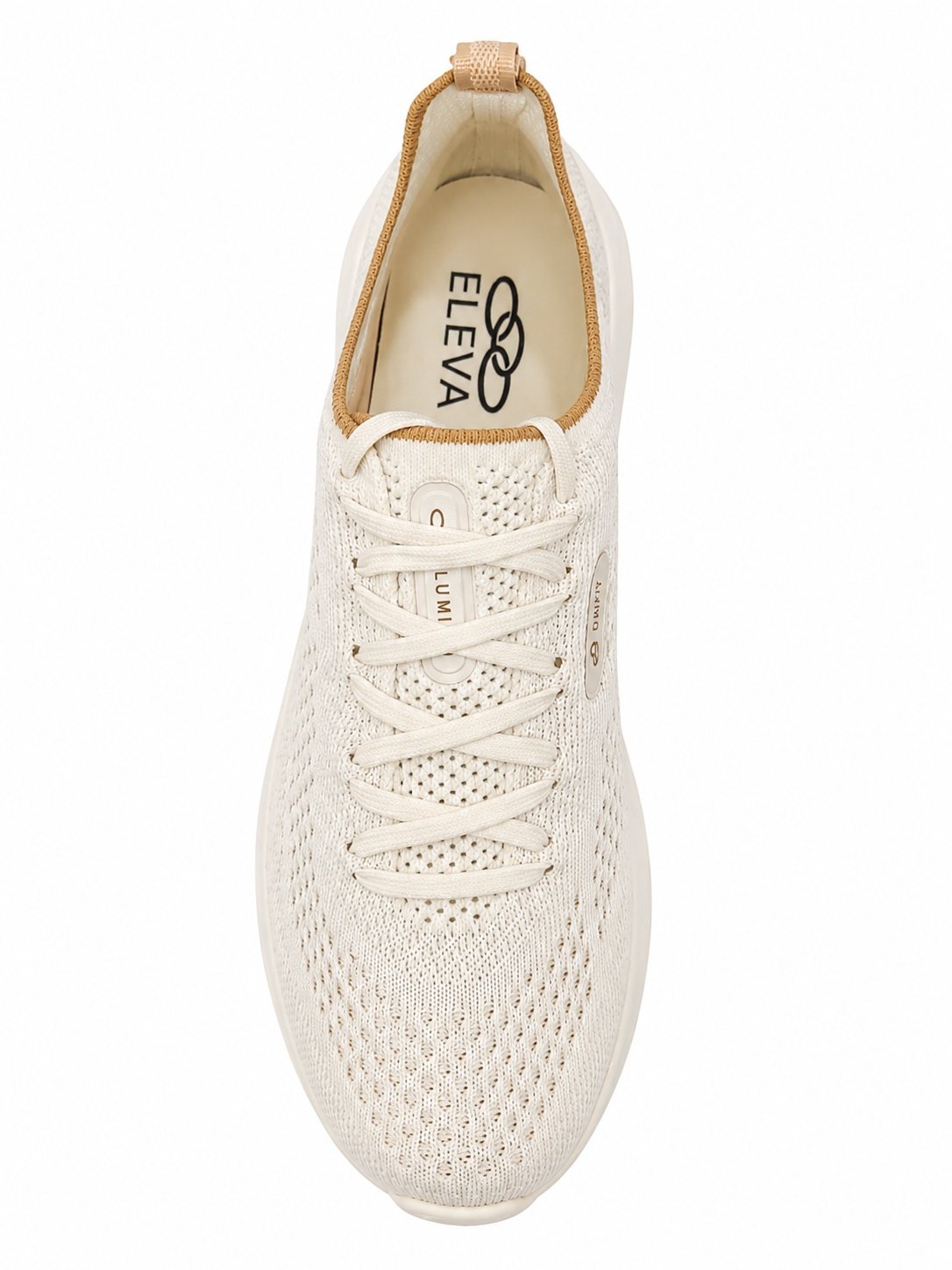 Tenis Olympikus Lumina Feminino Bege Confortavel Leve Bege 5