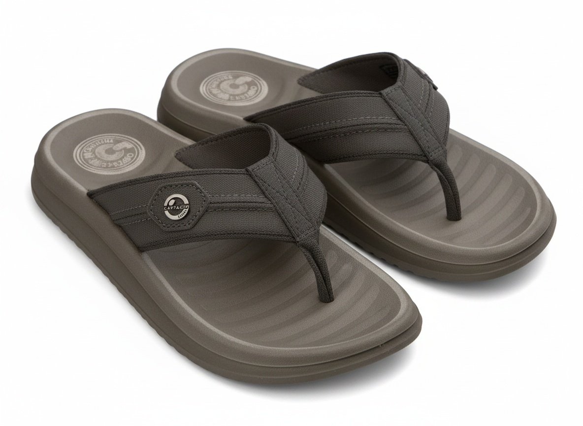 Chinelo Cartago Masculino Marrom: Conforto Anatomico Diario