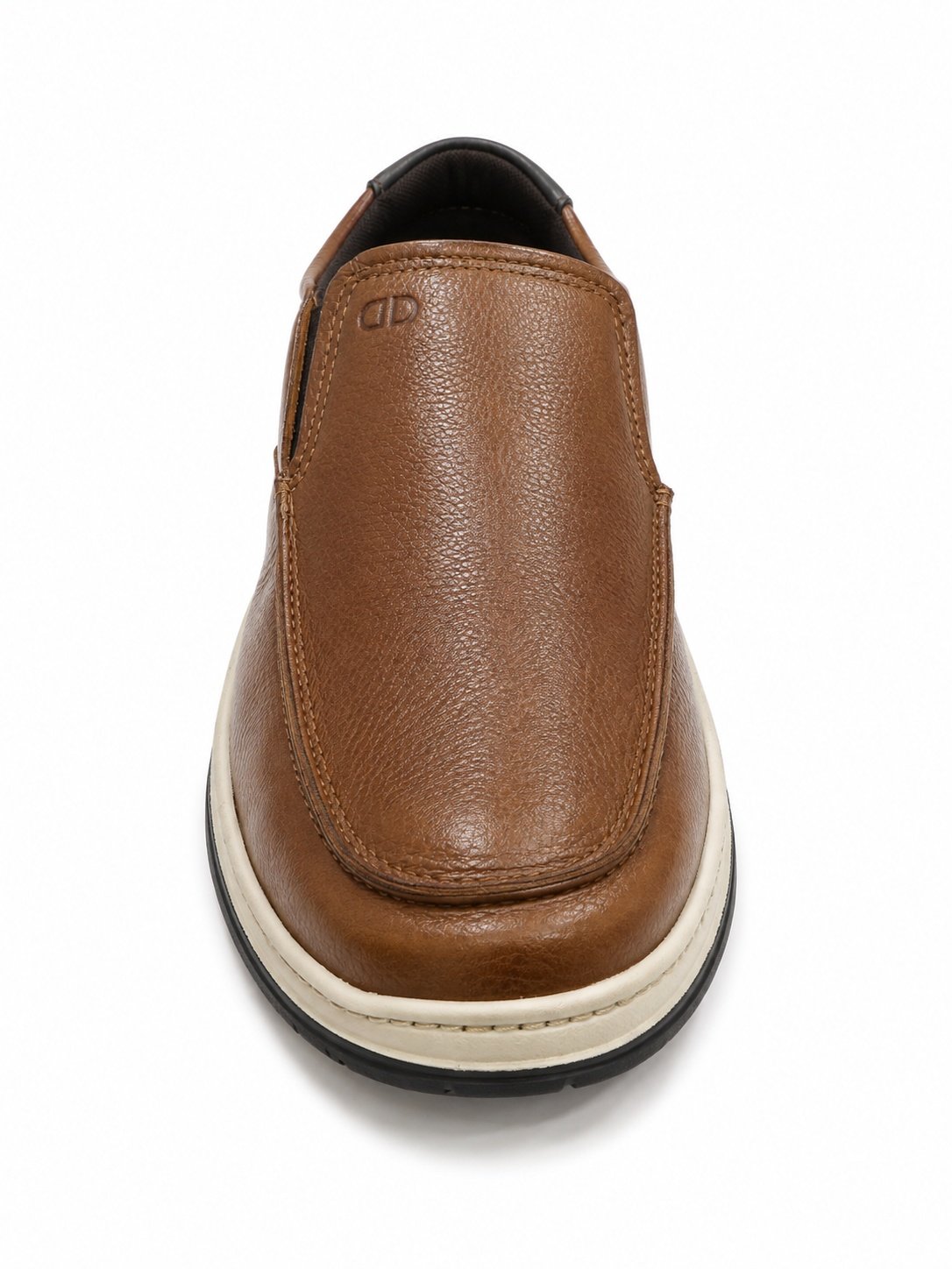 Sapato Casual Democrata Easy Leave Masculino Conhaque Couro Marrom 2