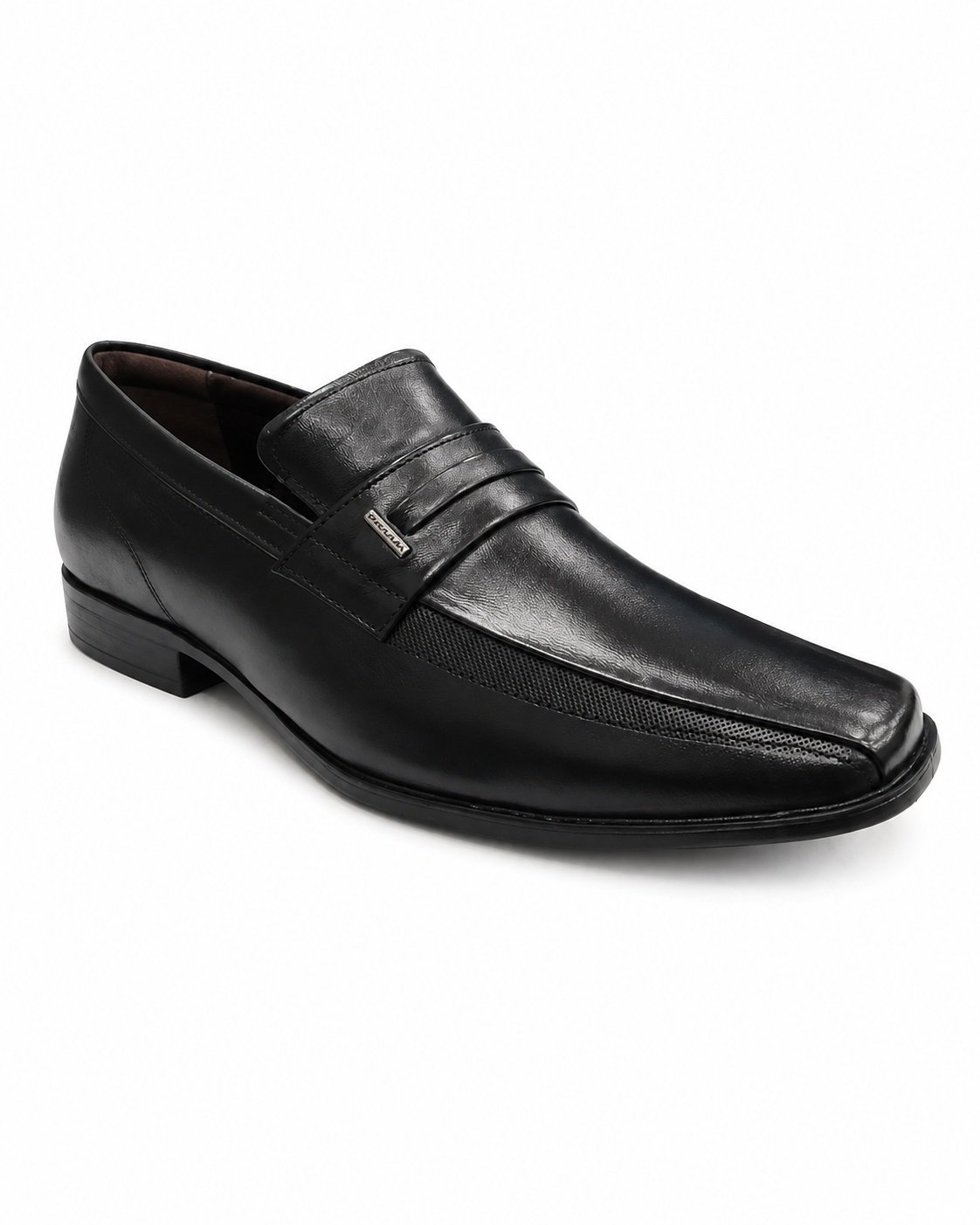 Sapato Democrata Unique Masculino Couro Preto Calce Facil