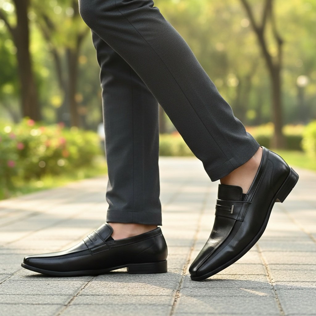 Sapato Democrata Unique Masculino Couro Preto Calce Facil Preto 2