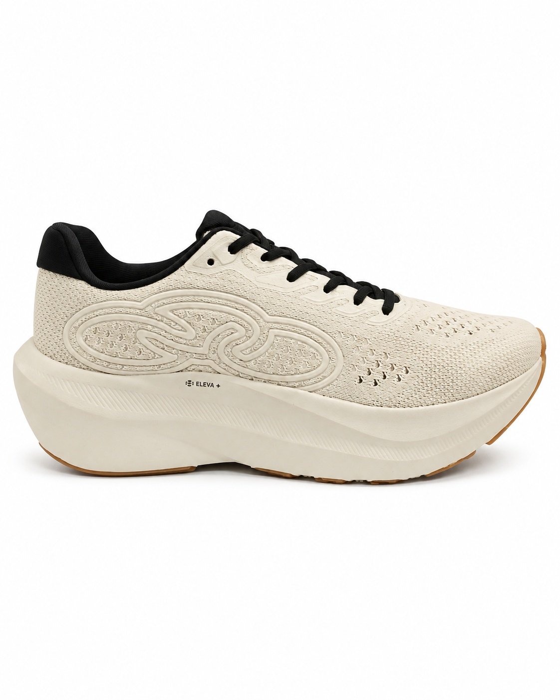 Tenis Olympikus Nuvem Masculino Corrida Bege Confortavel Bege/Preto 4