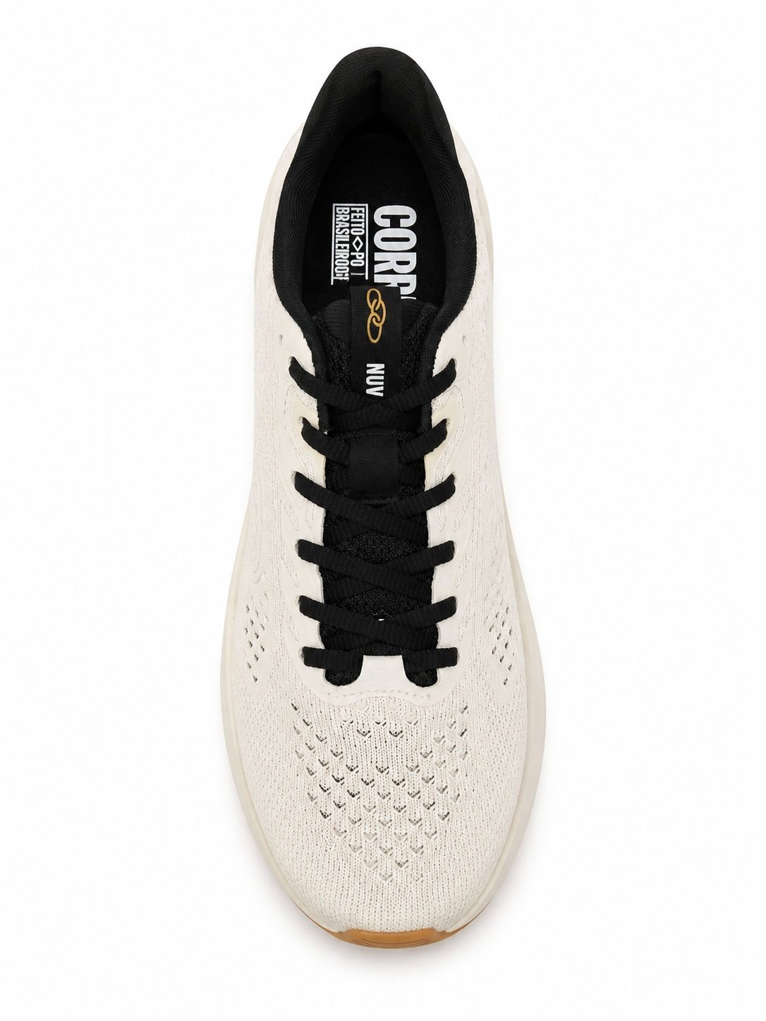 Tenis Olympikus Nuvem Masculino Corrida Bege Confortavel Bege/Preto 5
