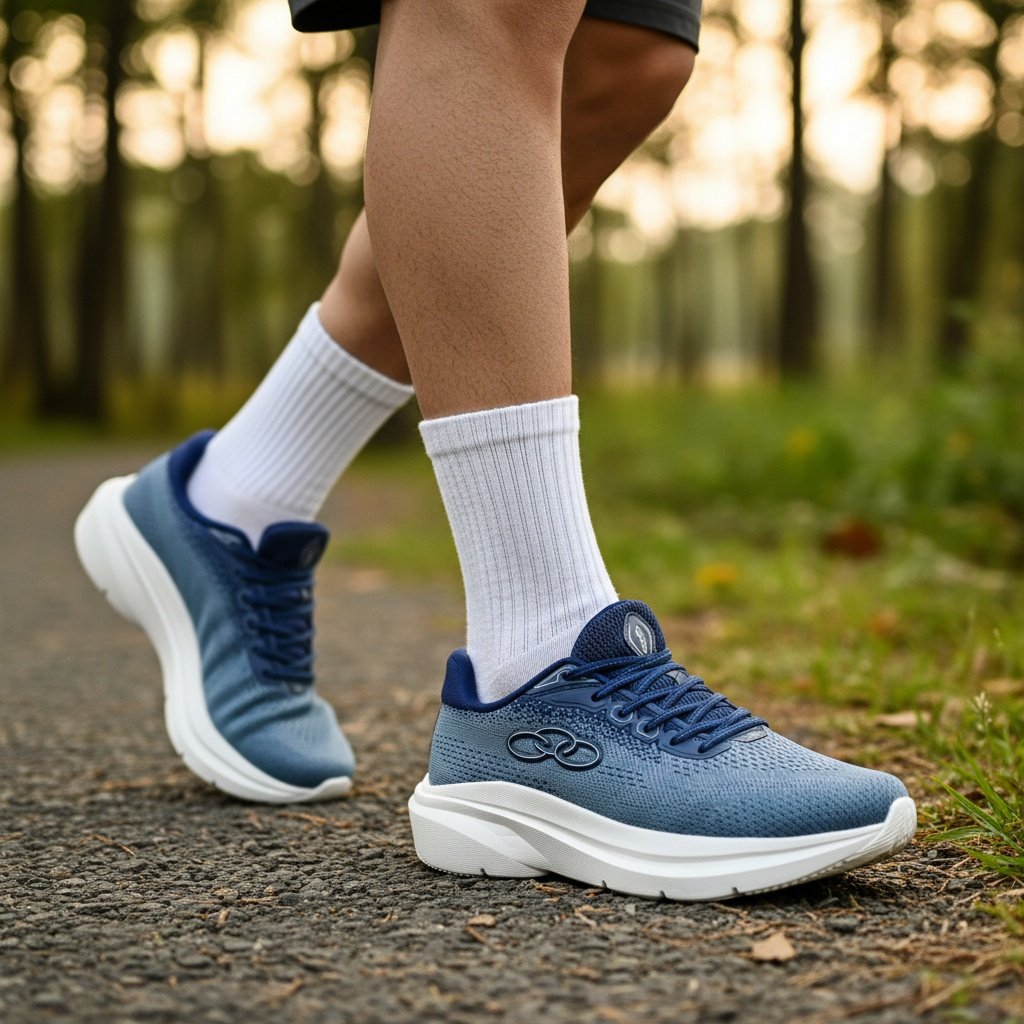 Tenis Olympikus Soma 2 Masculino Azul Caminhada Confortavel Azul 3