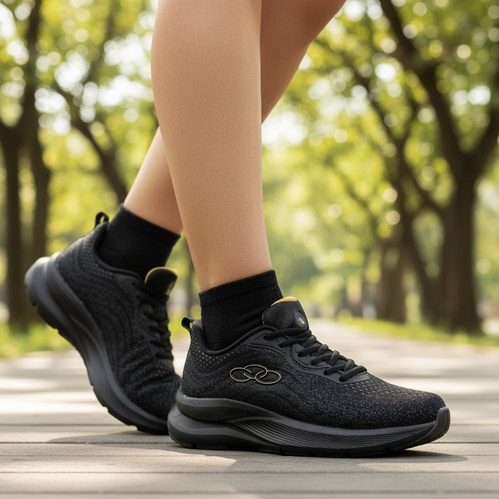 Tenis Olympikus Venus 3 Feminino Preto Esportivo Casual Preto 3