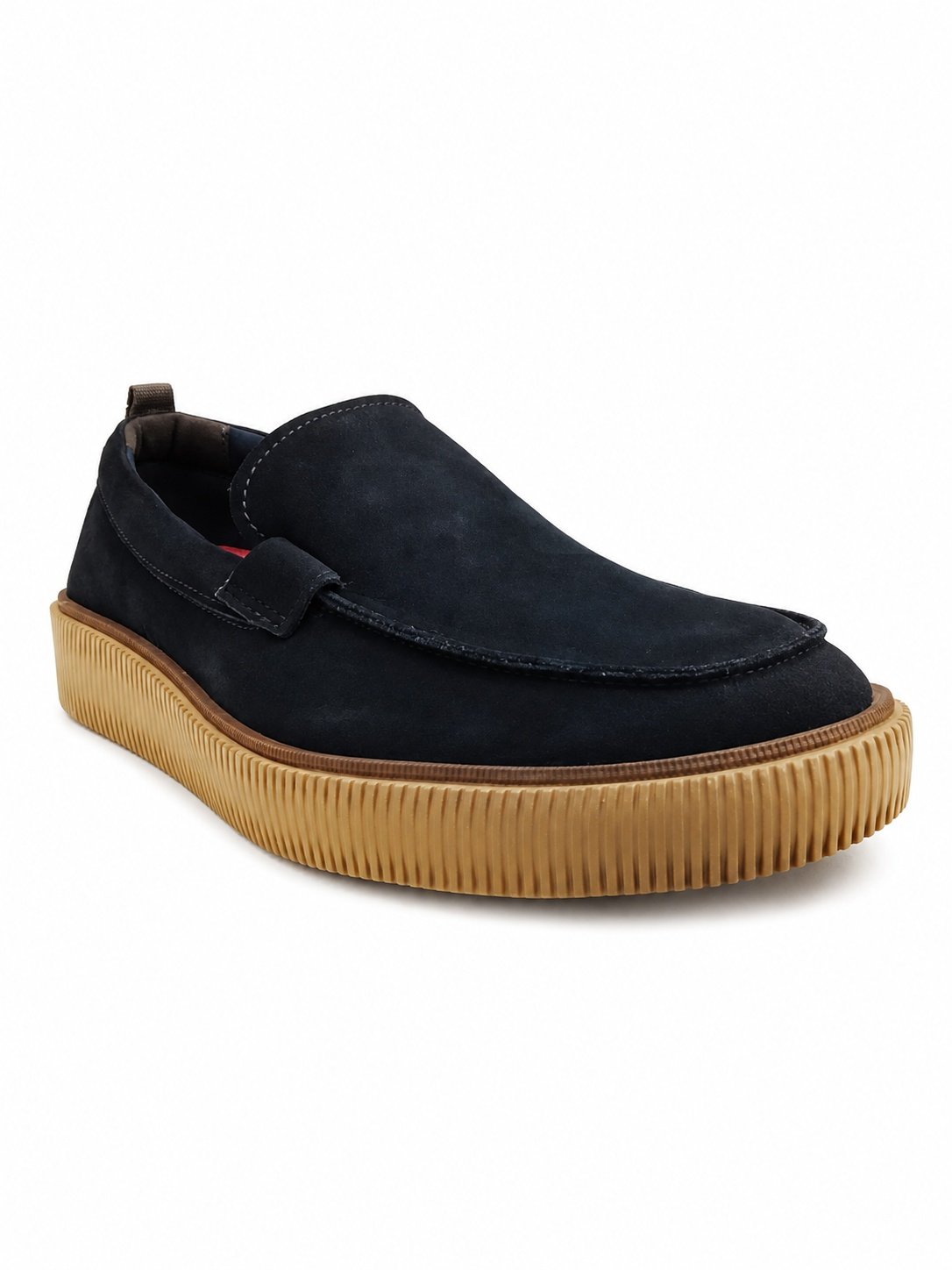 Sapato Democrata Marino Masculino Azul Marinho Couro Casual