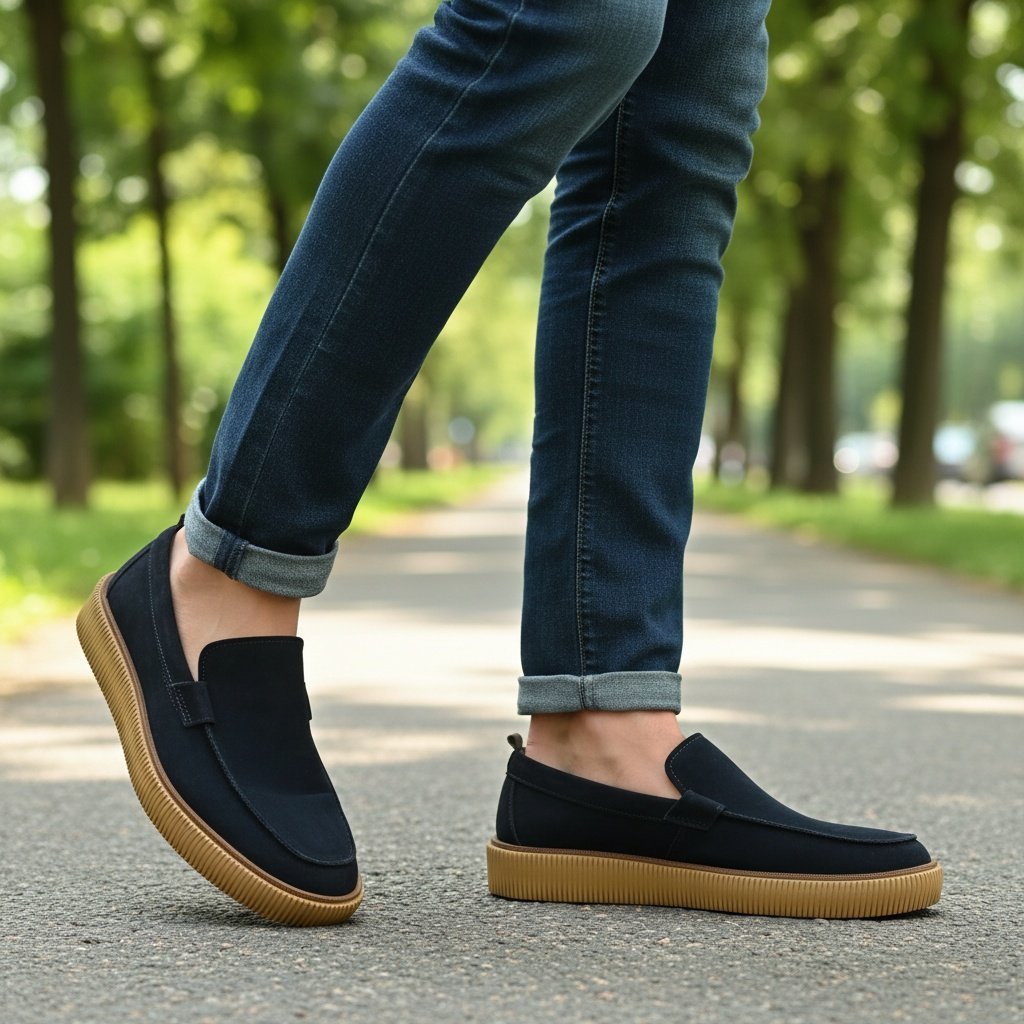 Sapato Democrata Marino Masculino Azul Marinho Couro Casual Azul 3