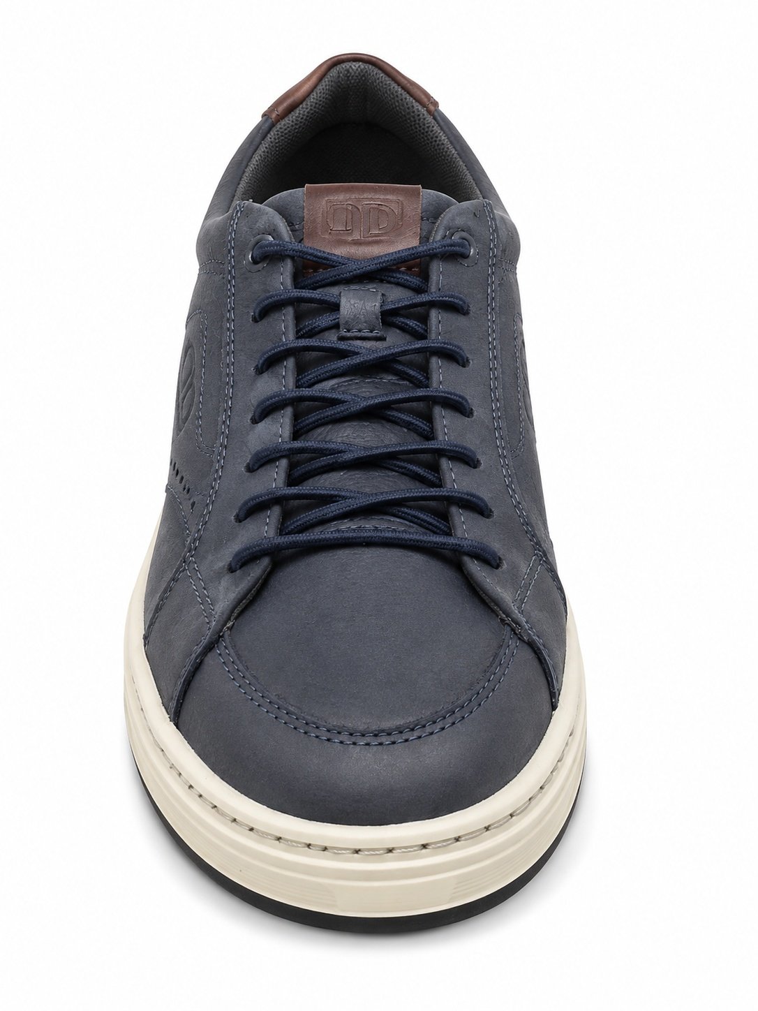 Sapatenis Democrata Step Masculino Azul Couro Casual Leve Azul 3