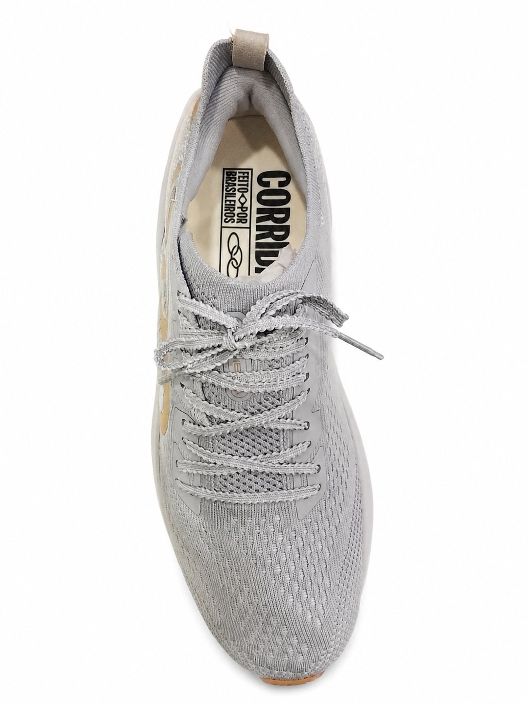 Tenis Olympikus Vibra Feminino Cinza Dourado Confortavel Cinza 4