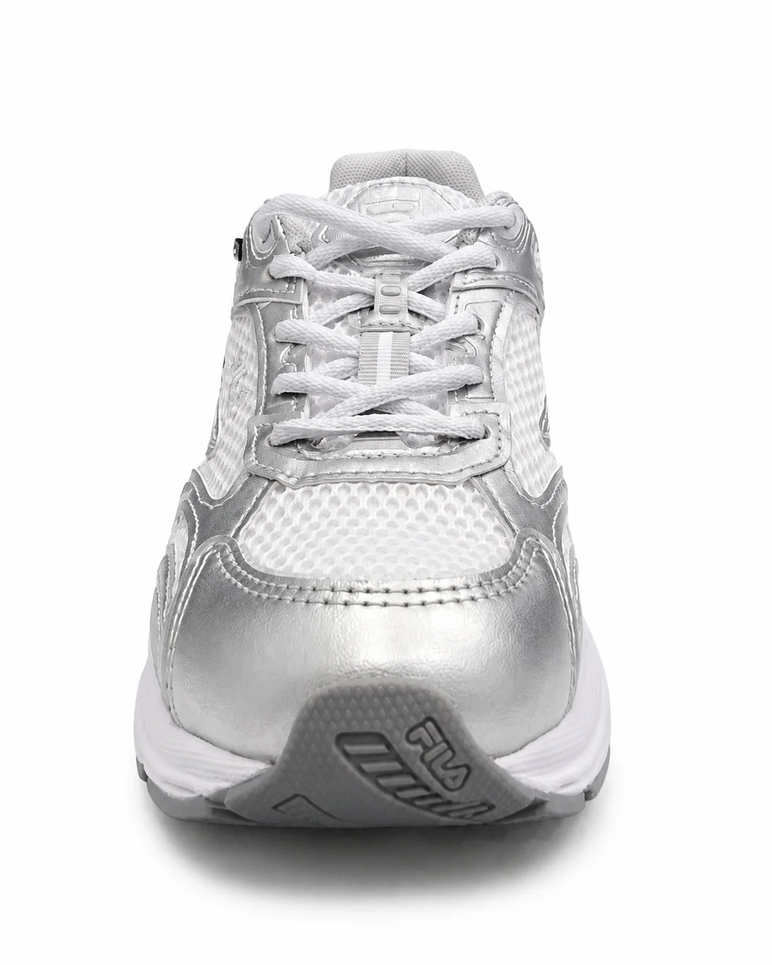 Tenis Feminino Fila Runner 2K Prata Branco Confortavel Leve Prata 3
