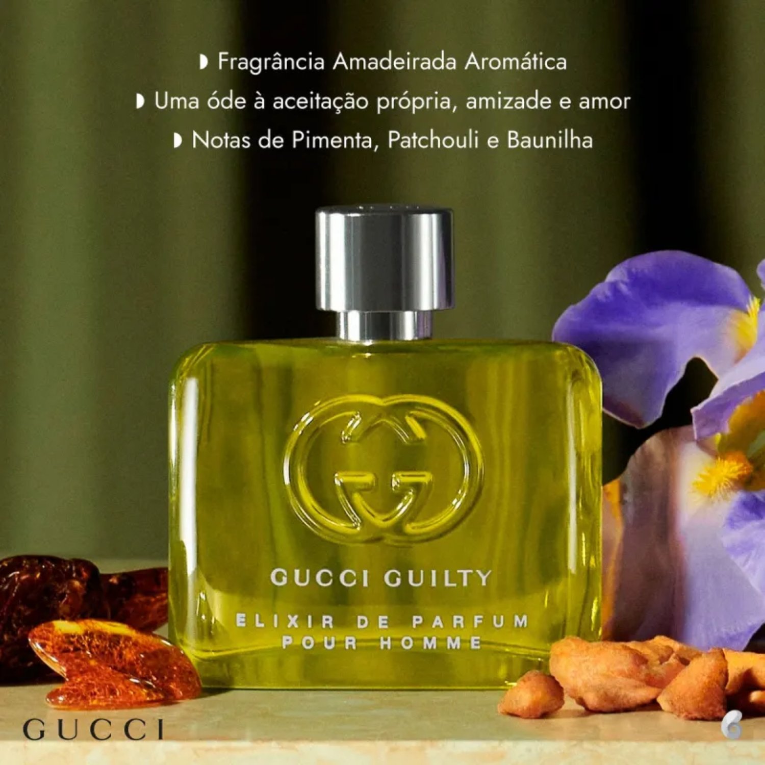 Perfume Gucci Guilty Elixir Eau de Toilette Masculino 60Ml 60ml 4