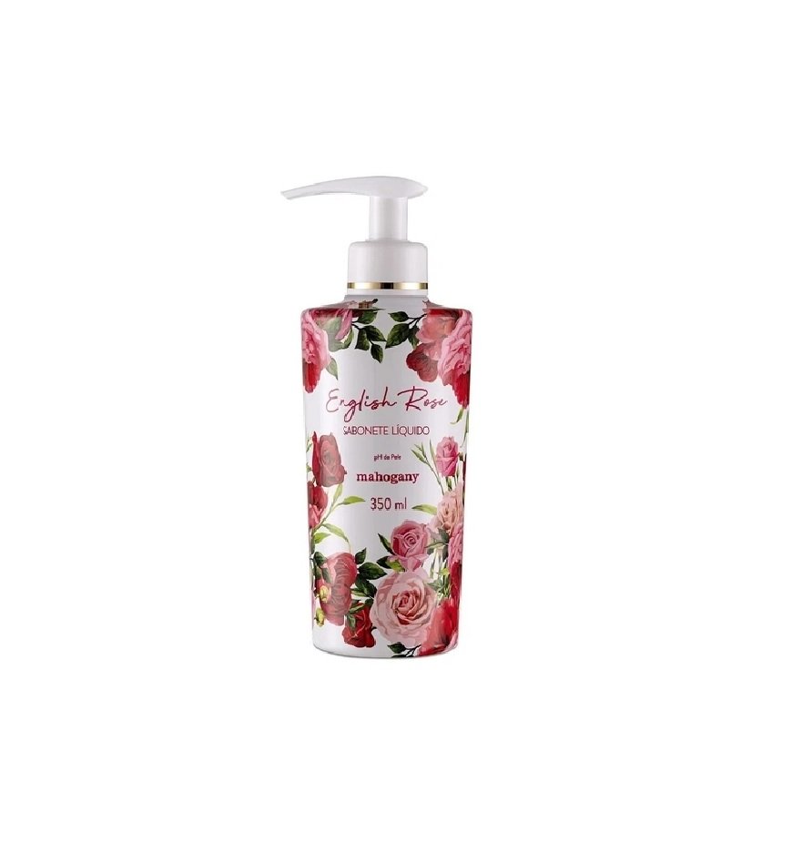 Sabonete Mahogany Liq English Rose Feminino 400Ml