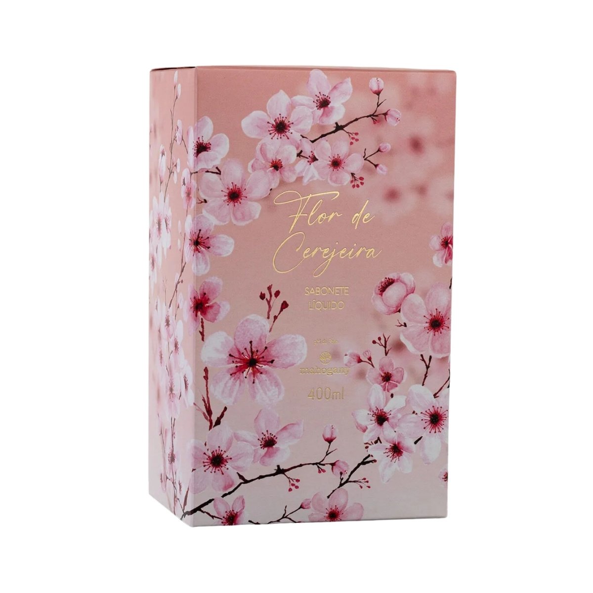 Mahogany Sabonete Liquido Flor De Cerejeira Feminino 400Ml 400ml 3