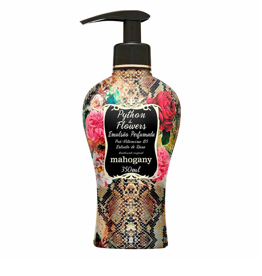 Mahogany Hidratante Python E Flowers Feminino 350Ml