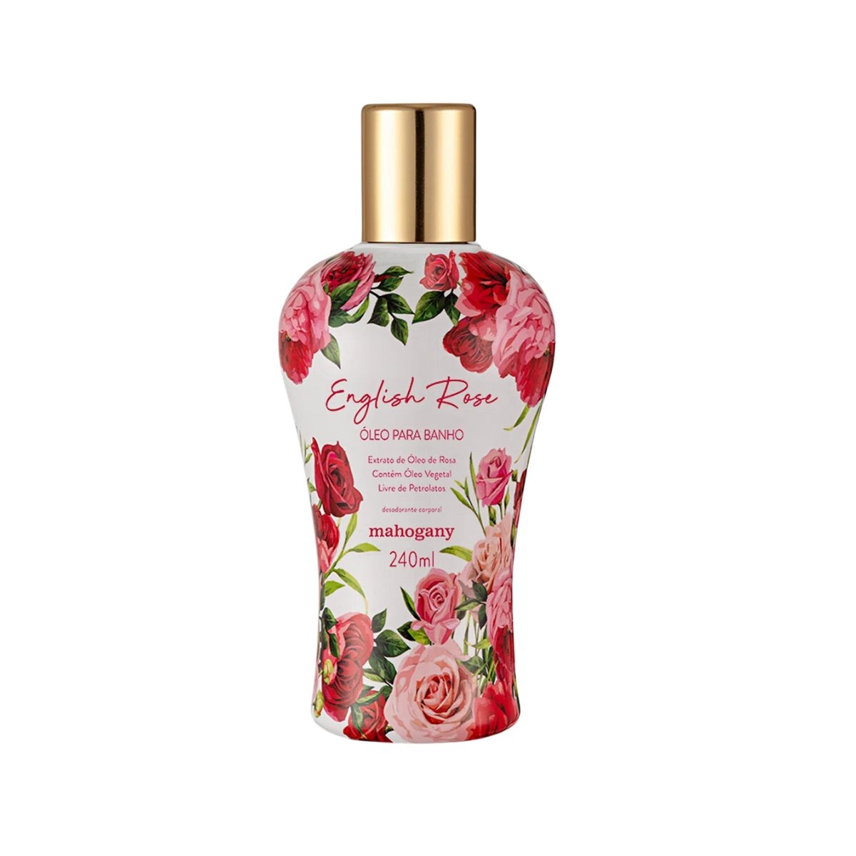 Mahogany Oleo Banho English Rose Feminino 240Ml 