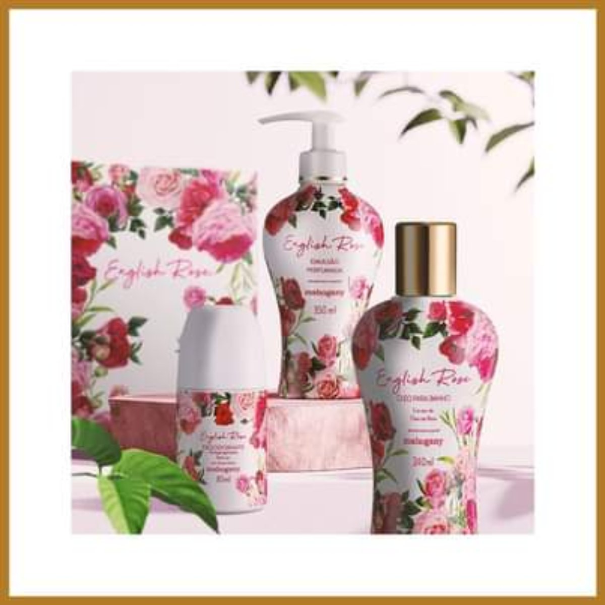 Mahogany Oleo Banho English Rose Feminino 240Ml  240ml 3