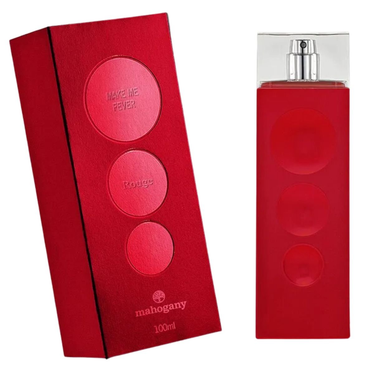 Mahogany Desodorante Corporal Make Me Fever Rouge Feminino 100 Ml 100ml 3