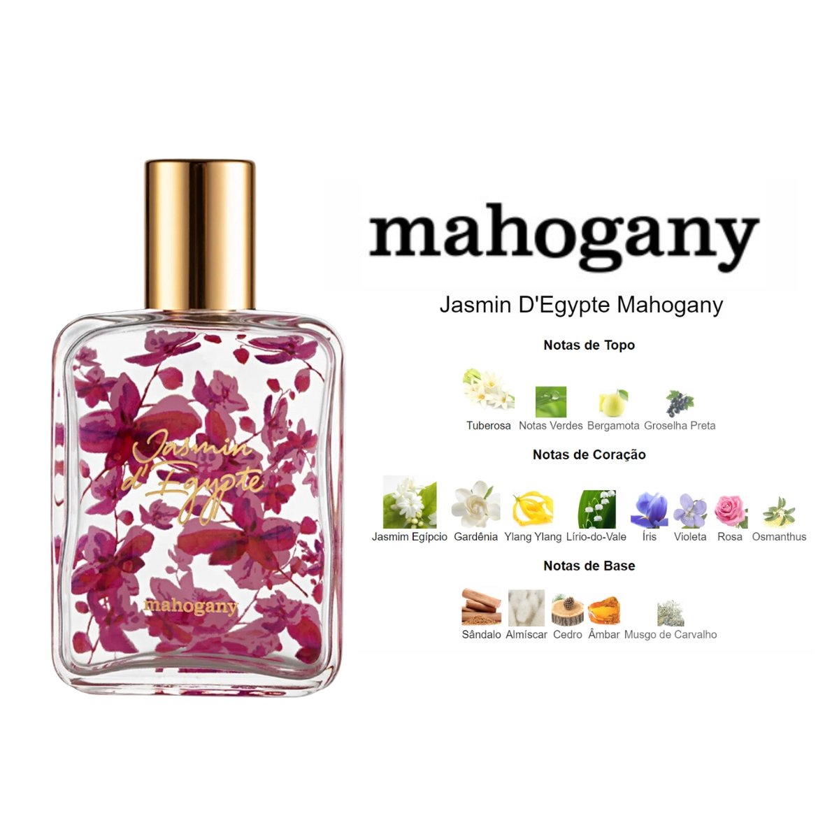Mahogany Desodorante Corporal Jasmin DEgypte Feminino 100Ml 100ml 3