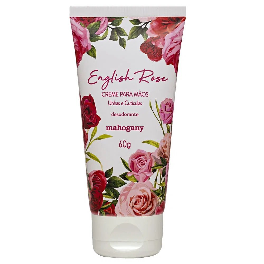 Mahogany Desod Corporal English Rose Creme Para Maos 60g