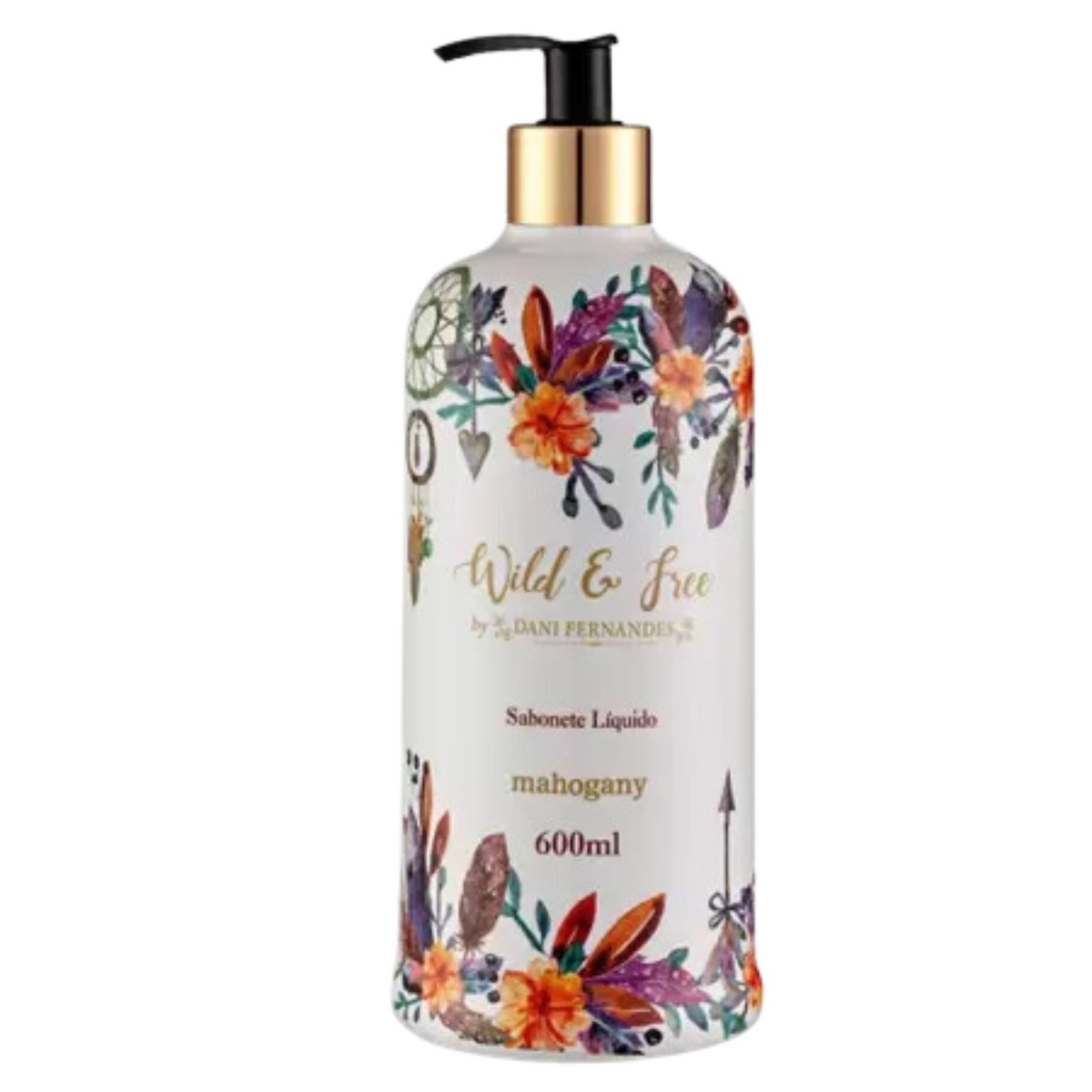 Mahogany Sabonete Liq Wild E Free Feminino 600Ml
