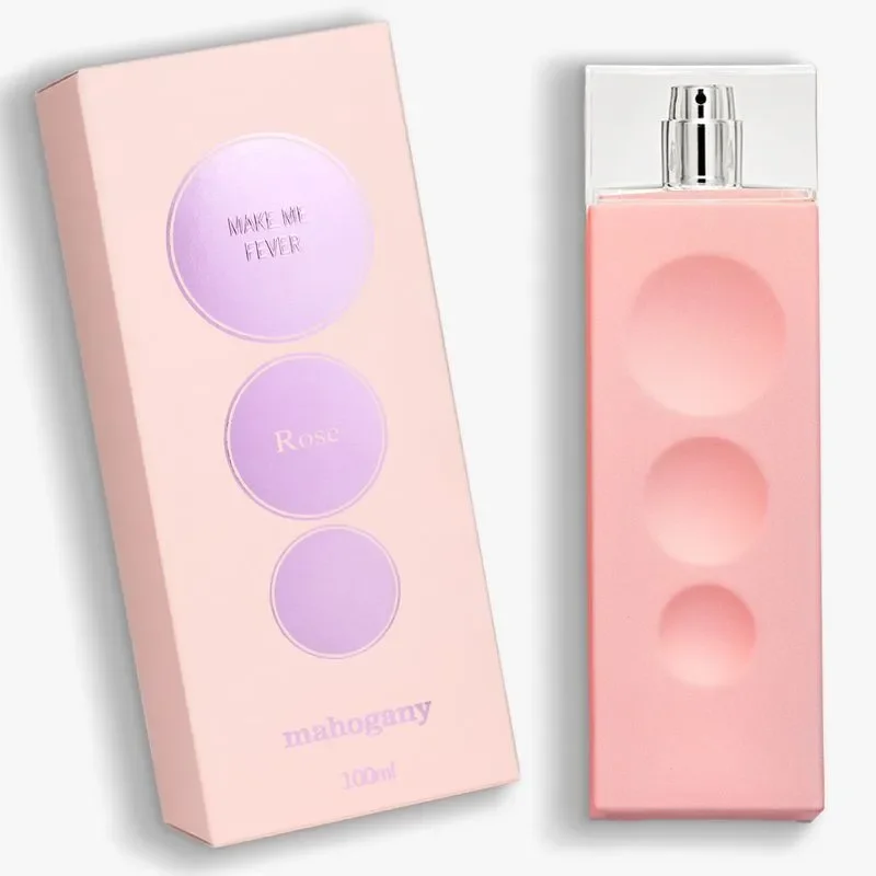 Mahogany Desodorante Corporal Make Me Fever Rose Feminino 100Ml 100ml 3