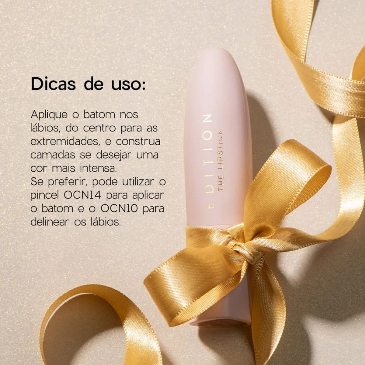 Oceane Edition Batom Nude Cremoso - The Lipstick Bellini 3,2G Nude 5