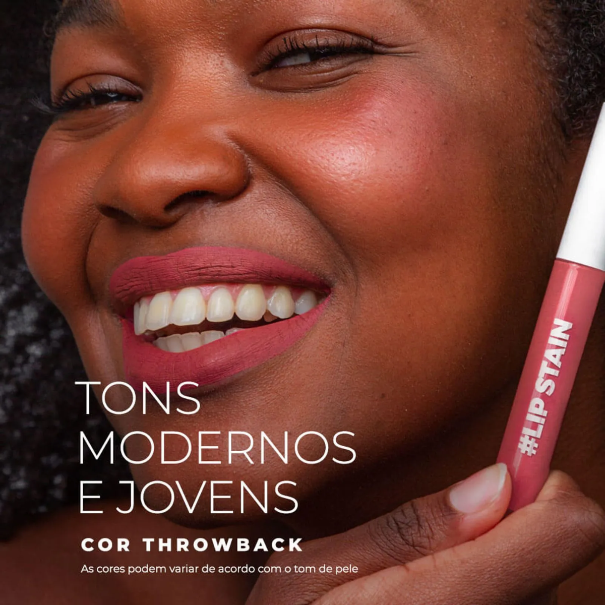 Oceane By Larissa Manoela Lip Stain Throwback Rosado - Batom Liquido 5G Throwback Rosado 3